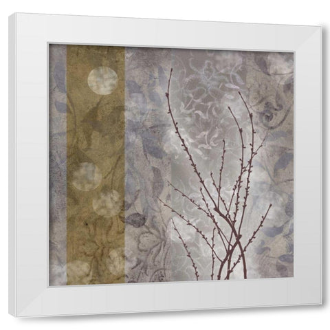 . White Modern Wood Framed Art Print by Haynes, Smith