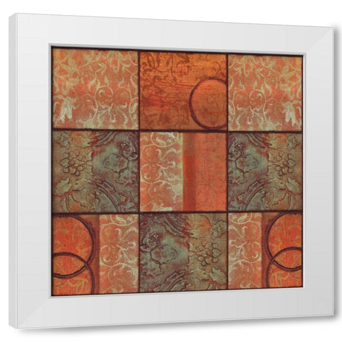 . White Modern Wood Framed Art Print by Haynes, Smith
