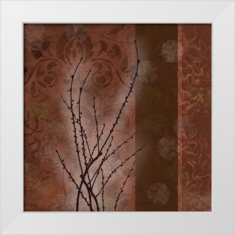 . White Modern Wood Framed Art Print by Haynes, Smith