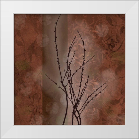 . White Modern Wood Framed Art Print by Haynes, Smith