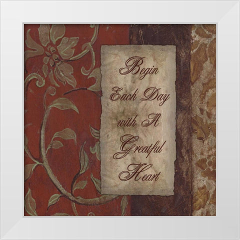 . White Modern Wood Framed Art Print by Haynes, Smith