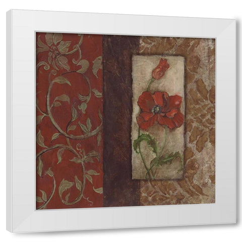 . White Modern Wood Framed Art Print by Haynes, Smith