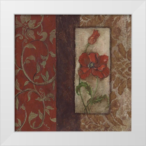 . White Modern Wood Framed Art Print by Haynes, Smith