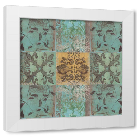 . White Modern Wood Framed Art Print by Haynes, Smith