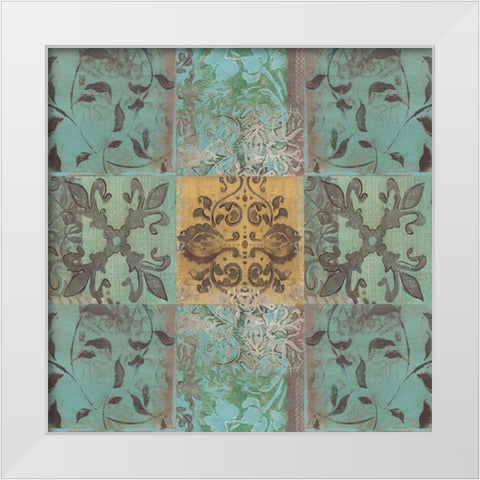 . White Modern Wood Framed Art Print by Haynes, Smith