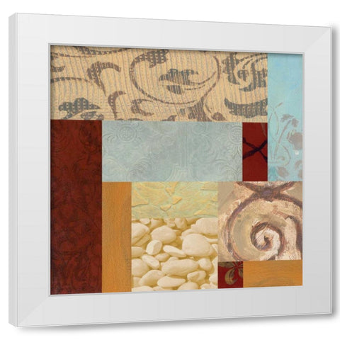 . White Modern Wood Framed Art Print by Haynes, Smith