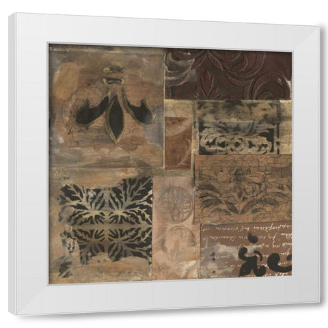 . White Modern Wood Framed Art Print by Haynes, Smith