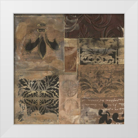 . White Modern Wood Framed Art Print by Haynes, Smith