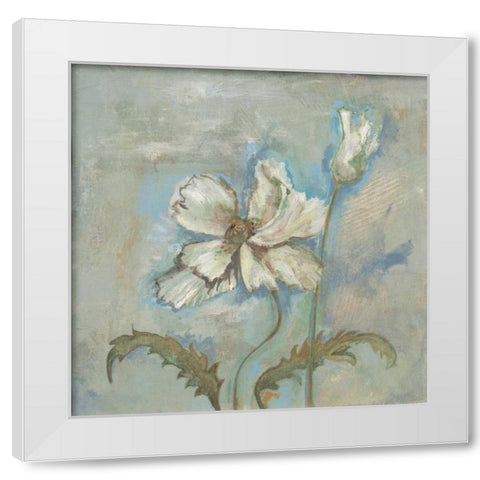 . White Modern Wood Framed Art Print by Haynes, Smith