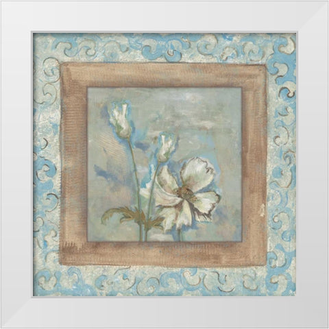 . White Modern Wood Framed Art Print by Haynes, Smith