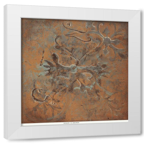 . White Modern Wood Framed Art Print by Haynes, Smith