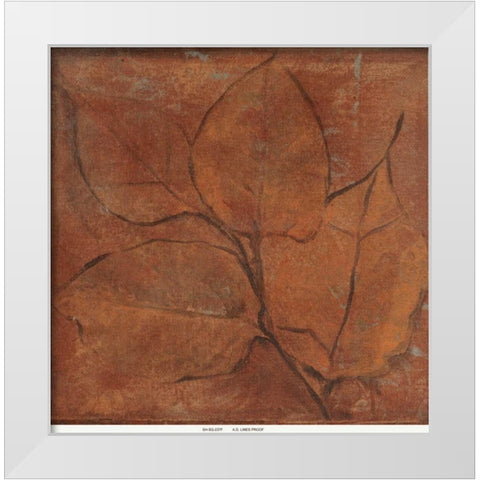 . White Modern Wood Framed Art Print by Haynes, Smith