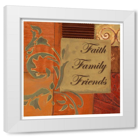 . White Modern Wood Framed Art Print by Haynes, Smith