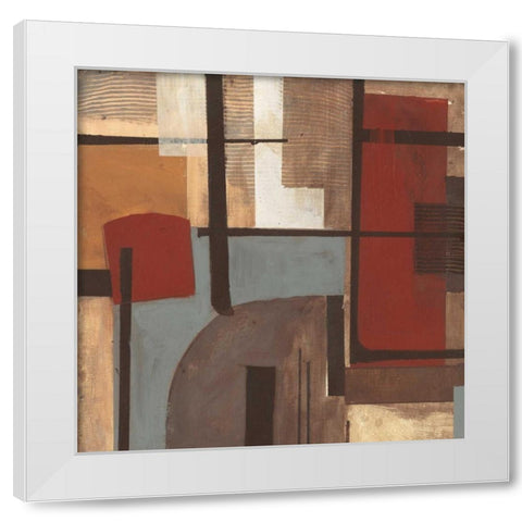 . White Modern Wood Framed Art Print by Haynes, Smith