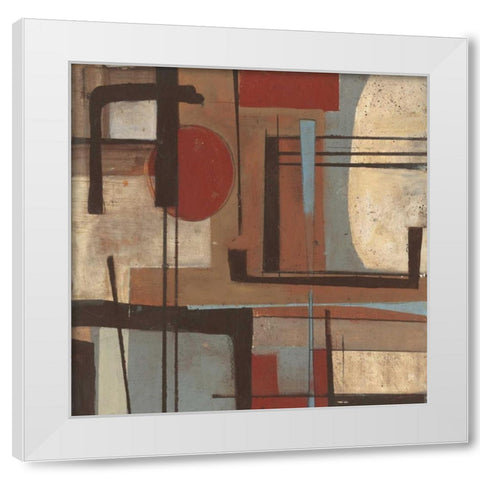 . White Modern Wood Framed Art Print by Haynes, Smith