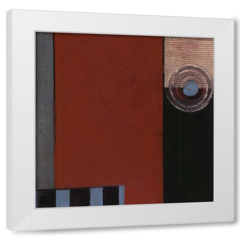 . White Modern Wood Framed Art Print by Haynes, Smith