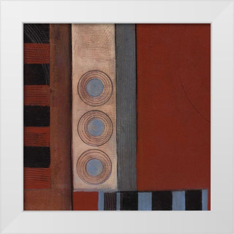 . White Modern Wood Framed Art Print by Haynes, Smith