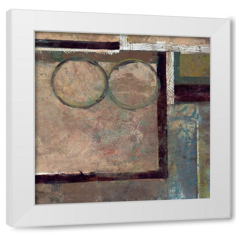 . White Modern Wood Framed Art Print by Haynes, Smith