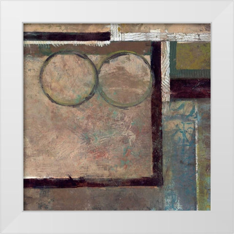 . White Modern Wood Framed Art Print by Haynes, Smith