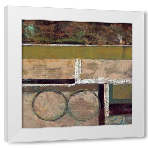 . White Modern Wood Framed Art Print by Haynes, Smith