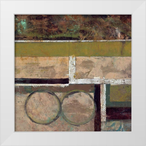 . White Modern Wood Framed Art Print by Haynes, Smith