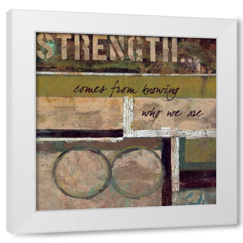 . White Modern Wood Framed Art Print by Haynes, Smith