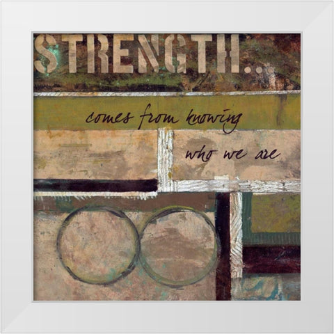 . White Modern Wood Framed Art Print by Haynes, Smith