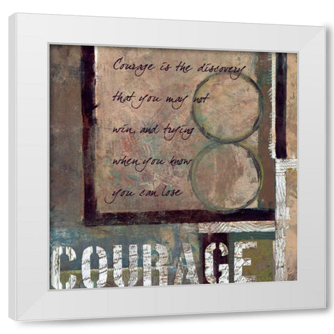 . White Modern Wood Framed Art Print by Haynes, Smith