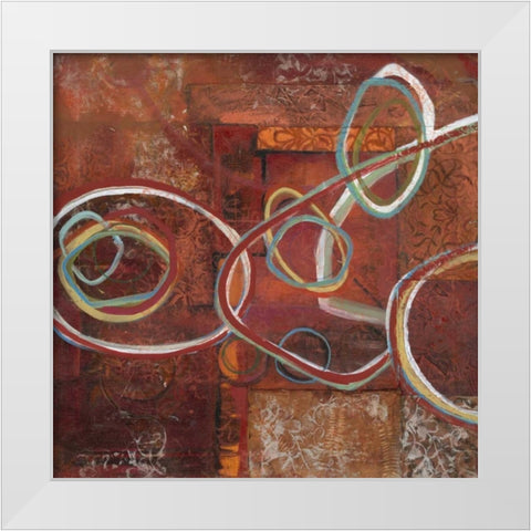 . White Modern Wood Framed Art Print by Haynes, Smith