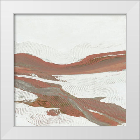 Soothing Abstract 3 White Modern Wood Framed Art Print by Haynes, Smith