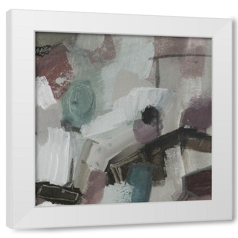 Cool Swatch A White Modern Wood Framed Art Print by Haynes, Smith