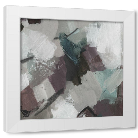 Cool Swatch B White Modern Wood Framed Art Print by Haynes, Smith