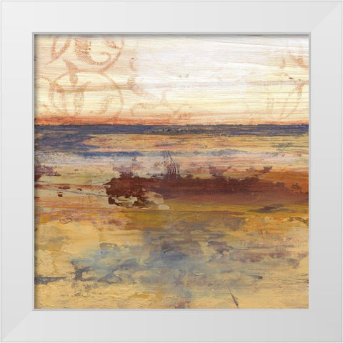 Striking Oasis 1 White Modern Wood Framed Art Print by Haynes, Smith