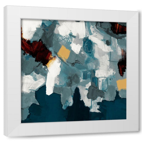 Shimmering Analysis 2 White Modern Wood Framed Art Print by Haynes, Smith