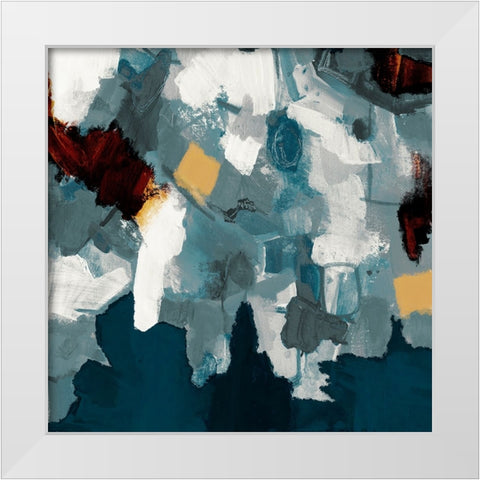 Shimmering Analysis 2 White Modern Wood Framed Art Print by Haynes, Smith