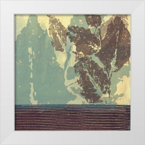 . White Modern Wood Framed Art Print by Haynes, Smith
