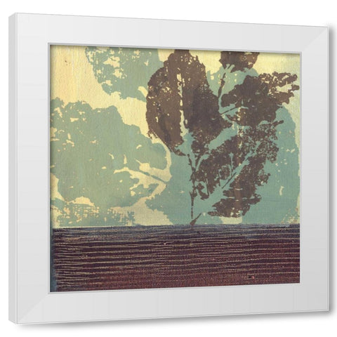 . White Modern Wood Framed Art Print by Haynes, Smith