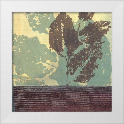 . White Modern Wood Framed Art Print by Haynes, Smith