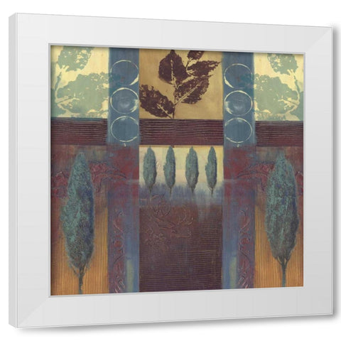 . White Modern Wood Framed Art Print by Haynes, Smith