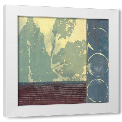 . White Modern Wood Framed Art Print by Haynes, Smith