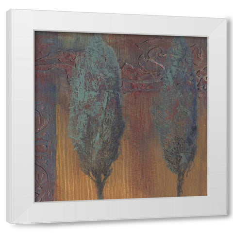 . White Modern Wood Framed Art Print by Haynes, Smith
