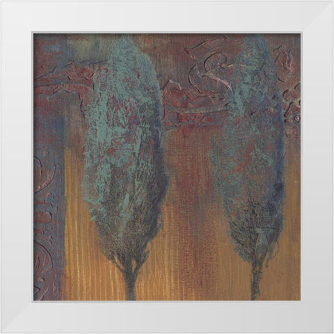 . White Modern Wood Framed Art Print by Haynes, Smith