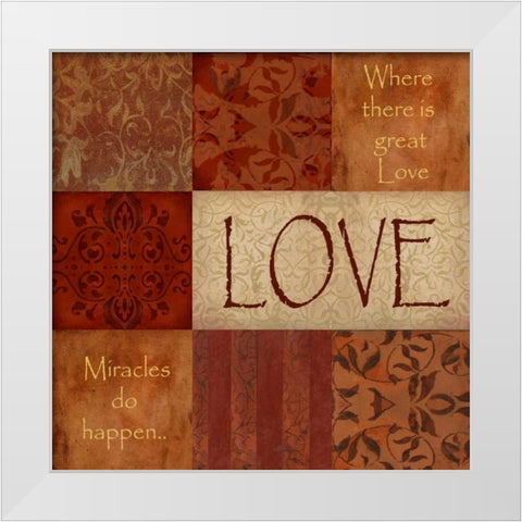 . White Modern Wood Framed Art Print by Haynes, Smith