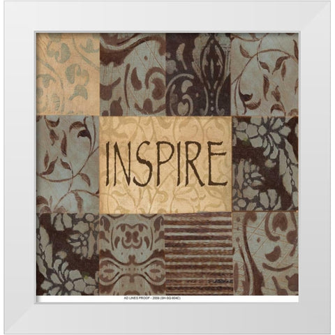 . White Modern Wood Framed Art Print by Haynes, Smith