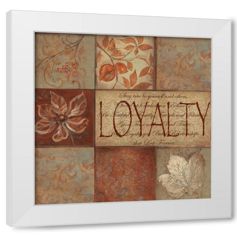 . White Modern Wood Framed Art Print by Haynes, Smith