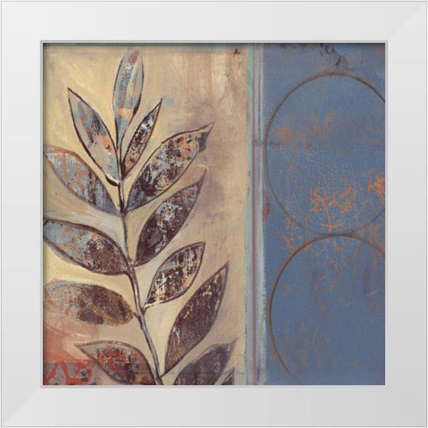 . White Modern Wood Framed Art Print by Haynes, Smith
