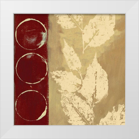 . White Modern Wood Framed Art Print by Haynes, Smith