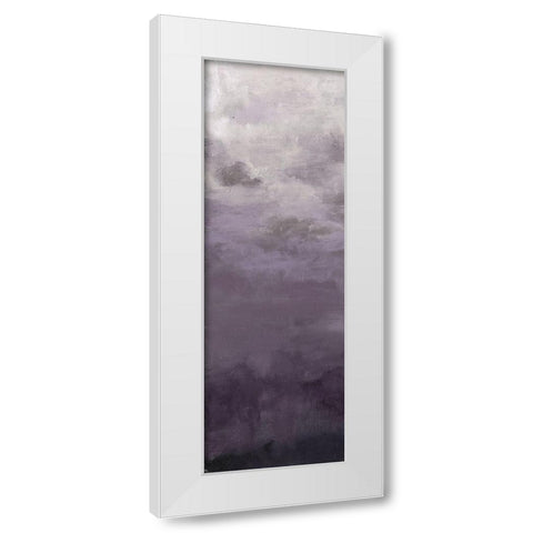 Lavenday Peek A White Modern Wood Framed Art Print by Haynes, Smith