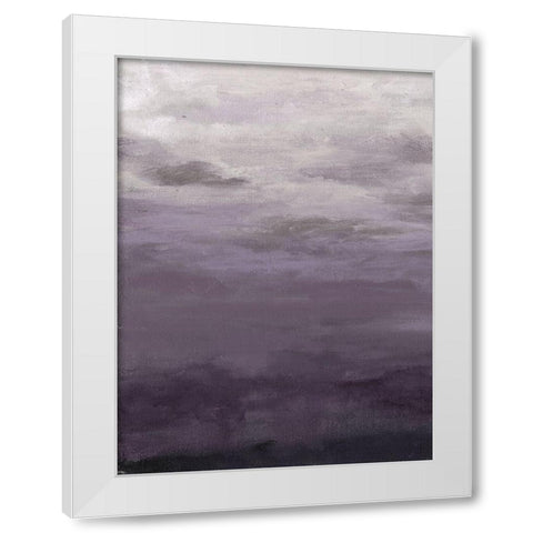 Lavenday A White Modern Wood Framed Art Print by Haynes, Smith