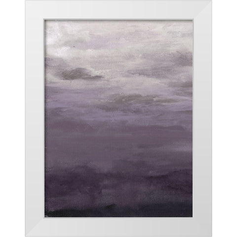 Lavenday A White Modern Wood Framed Art Print by Haynes, Smith